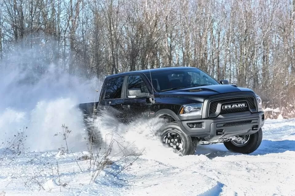 Dodge RAM snowy offroad