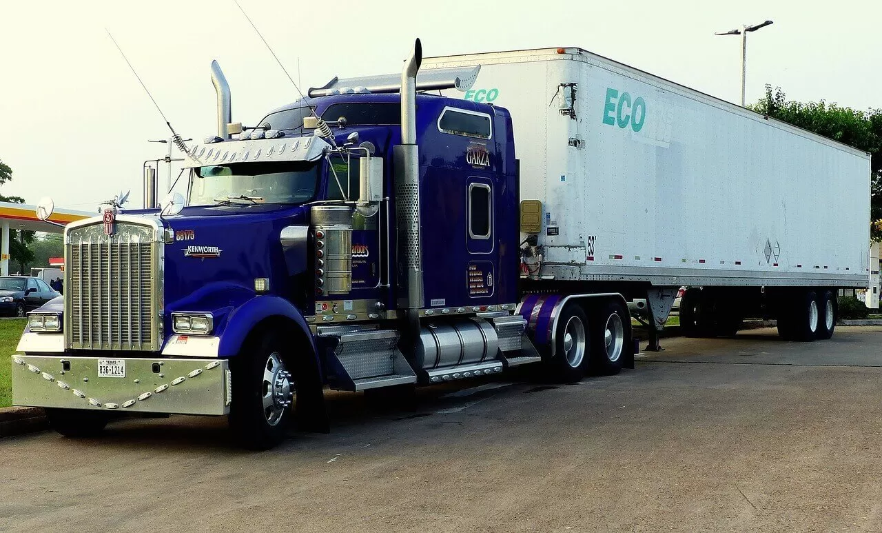 Kenworth truck with trailer