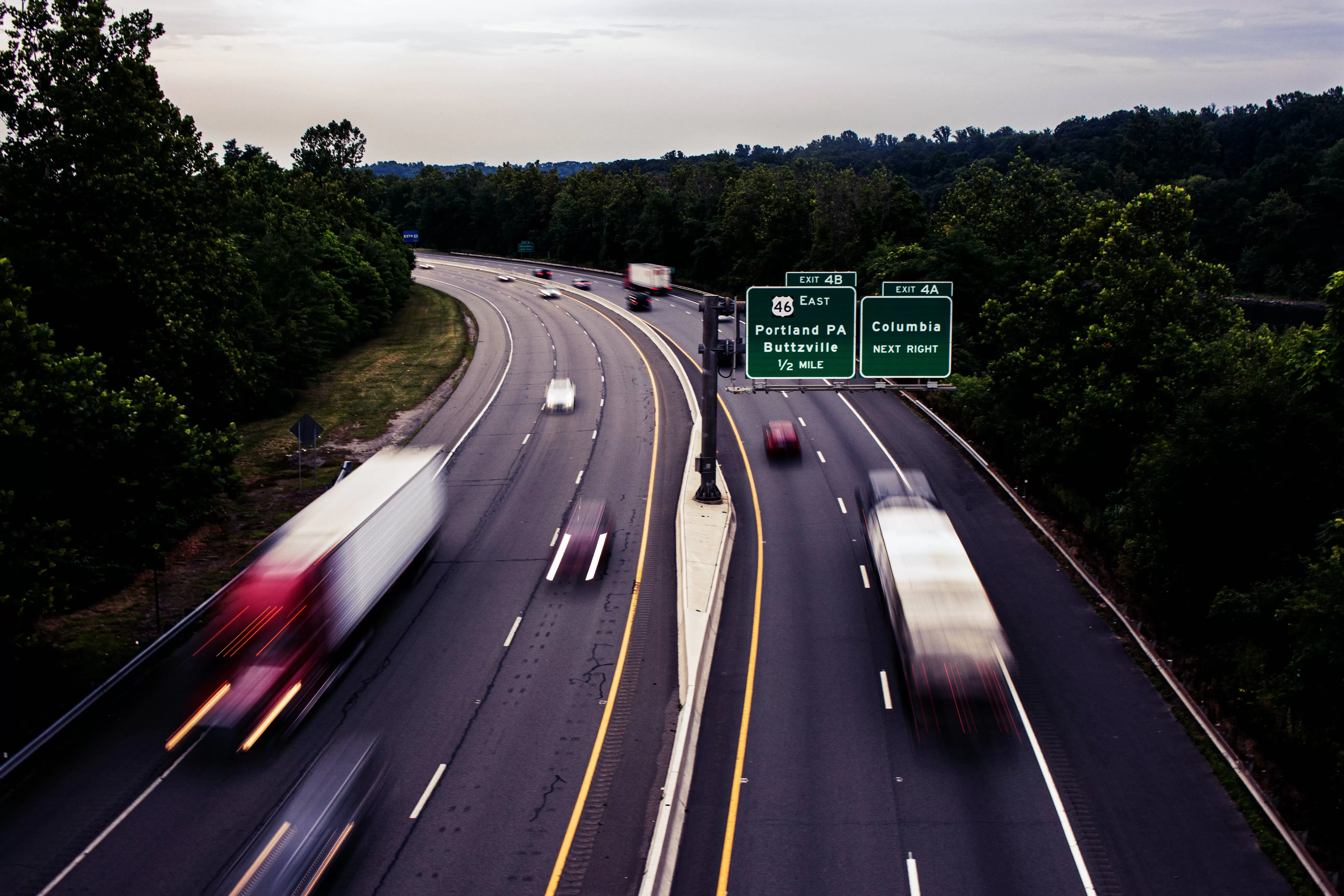 Road time lapse