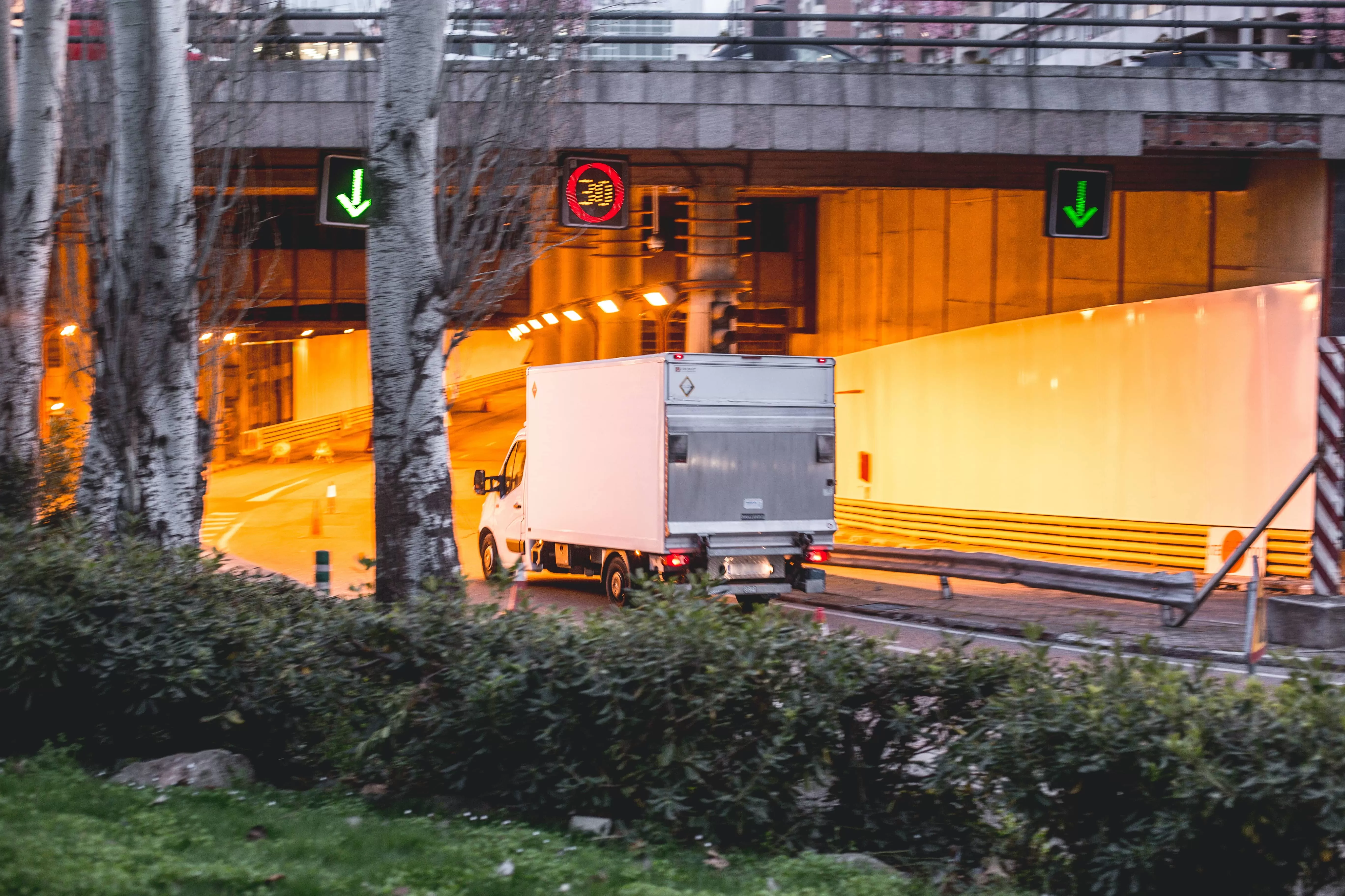 Sprinter on the autobahn