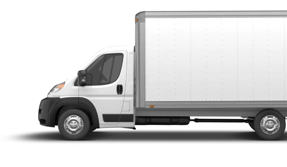 box truck with transparent background