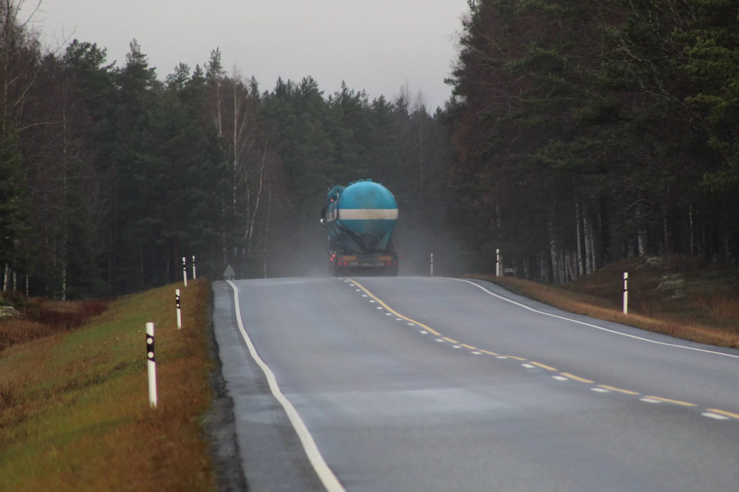 Owner Operator Land truck on the road