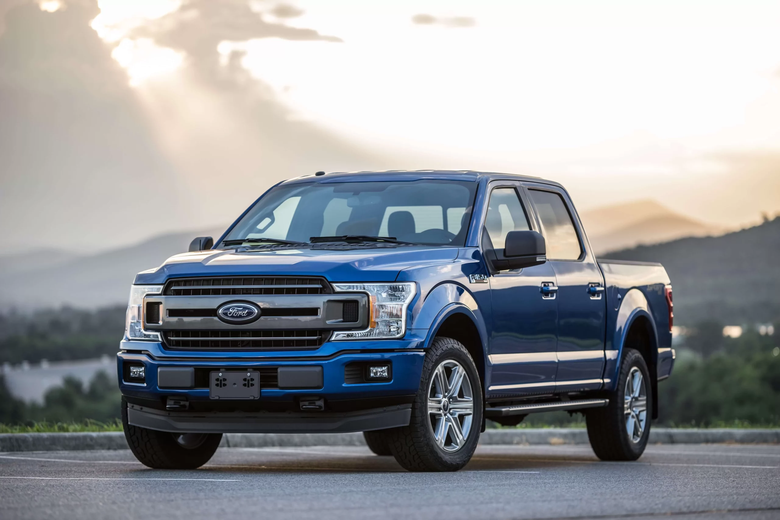 photo of blue ford pickup scaled